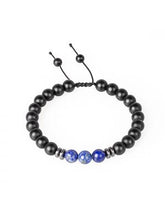Load image into Gallery viewer, Black Onyx Bracelet - Lapis Lazuli