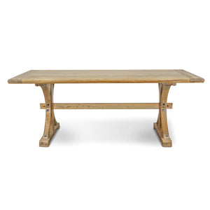 2m Reclaimed Elm Wood Dining Table