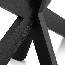 Load image into Gallery viewer, Textured Espresso Black Console Table