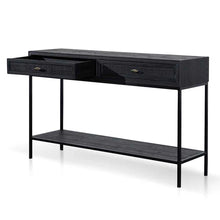 Load image into Gallery viewer, Full Black Console Table