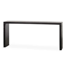 Load image into Gallery viewer, Black Reclaimed Timber Console Table