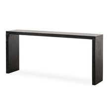 Load image into Gallery viewer, Black Reclaimed Timber Console Table