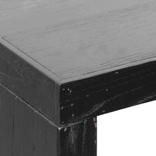 Load image into Gallery viewer, Black Reclaimed Timber Console Table