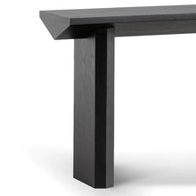 Load image into Gallery viewer, Black Oak Console Table
