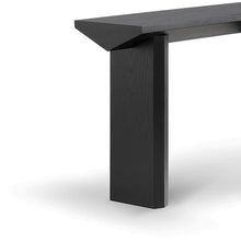 Load image into Gallery viewer, Black Oak Console Table