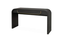 Load image into Gallery viewer, Textured Espresso Black Console Table
