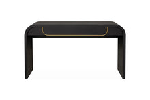 Load image into Gallery viewer, Textured Espresso Black Console Table