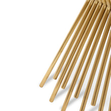 Load image into Gallery viewer, Glass Console Table with Brushed Gold Base