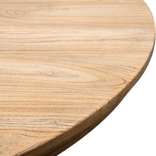 Load image into Gallery viewer, 1.4m Round Rustic Natural Dining Table