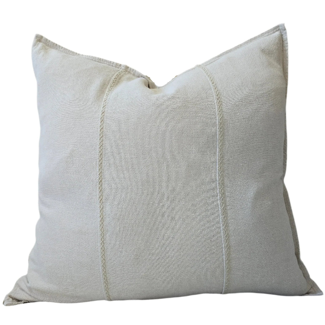 Arendal est.2020 Linen Plait Oatmeal Cushion