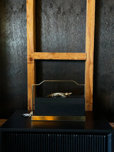 Load image into Gallery viewer, Box Crocodile Brass Handle