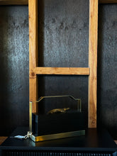 Load image into Gallery viewer, Box Crocodile Brass Handle