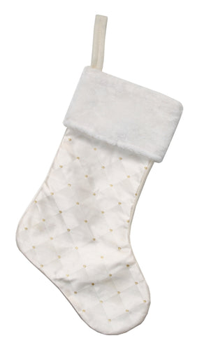 Ivory Lattice Stocking