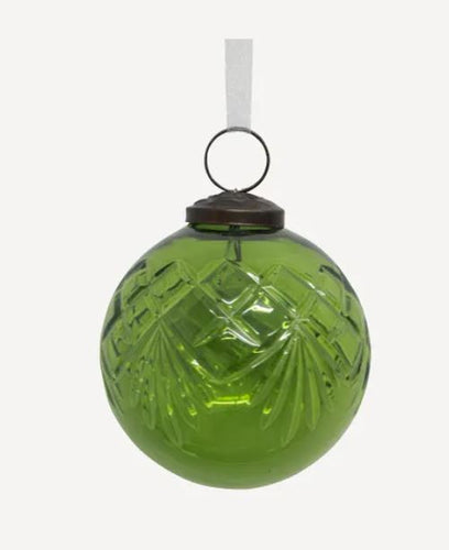 Green Glass Bauble