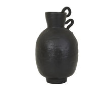 Load image into Gallery viewer, Black Sculptural Vase