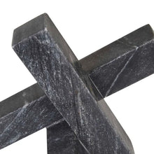 Load image into Gallery viewer, Black Marble Cross Sculpture