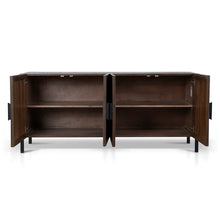 Load image into Gallery viewer, Wooden Walnut Buffet Unit 1.8m