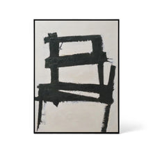 Load image into Gallery viewer, Black Strike Abstract Artwork