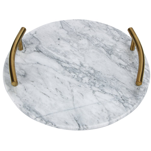 Round Marble Tray