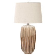 Load image into Gallery viewer, Champagne Ribbed Lamp