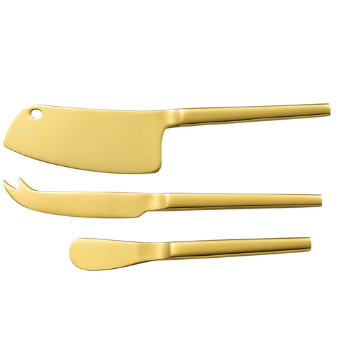 Brass Cheese Knife Set