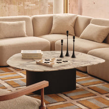 Load image into Gallery viewer, Walnut Coffee Table with Marble
