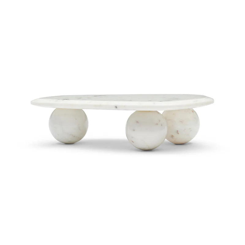 Cheese Platter Marble Gio White