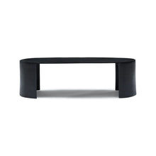 Load image into Gallery viewer, Black Oval Coffee Table