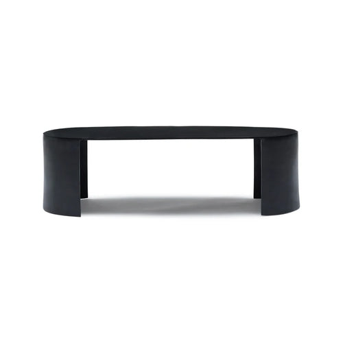Black Oval Coffee Table