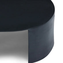 Load image into Gallery viewer, Black Oval Coffee Table