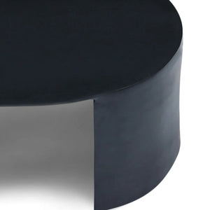 Black Oval Coffee Table