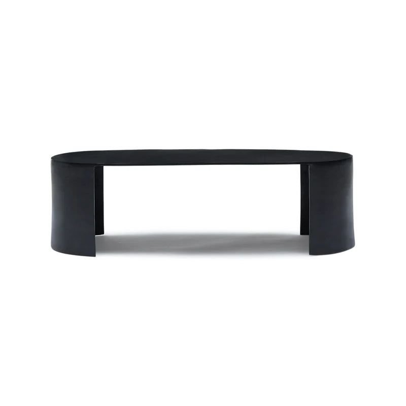 Black Oval Coffee Table