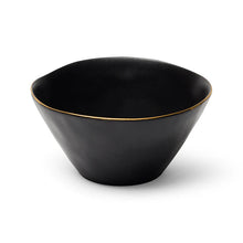 Load image into Gallery viewer, Bowl Salad Black &amp; Gold