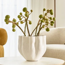Load image into Gallery viewer, Vase Organic White Rafi