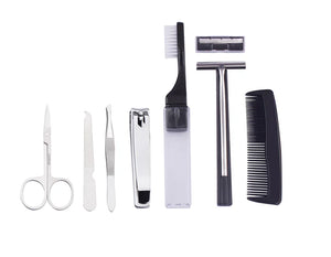 Men's Republic Toiletry Bag - 8pcs Grooming Set