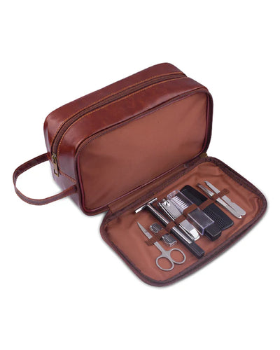 Men's Republic Toiletry Bag - 8pcs Grooming Set