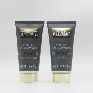 Men's Republic Grooming & Slippers Kit