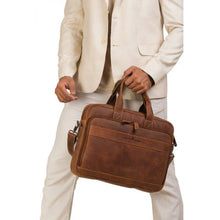 Load image into Gallery viewer, Leather Briefcase