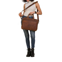 Load image into Gallery viewer, Leather Briefcase