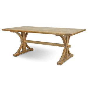 2m Reclaimed Elm Wood Dining Table