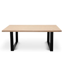 Load image into Gallery viewer, 1.98m Rustic Natural Dining Table