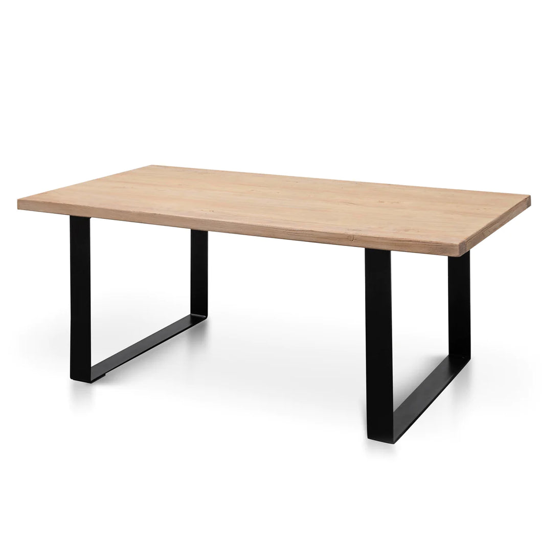 1.98m Rustic Natural Dining Table