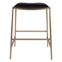 Load image into Gallery viewer, Gold &amp; Black Kitchen Stool