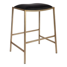 Load image into Gallery viewer, Gold &amp; Black Kitchen Stool