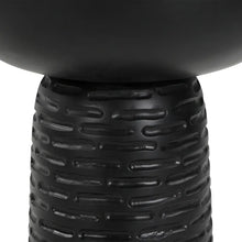 Load image into Gallery viewer, Carved Black Side Table