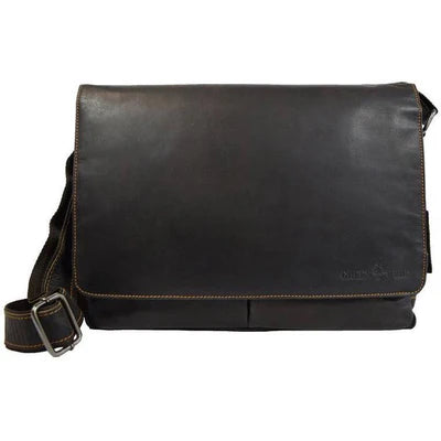 Leather Shoulder Laptop Bag