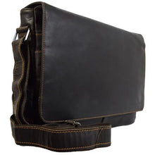 Load image into Gallery viewer, Leather Shoulder Laptop Bag
