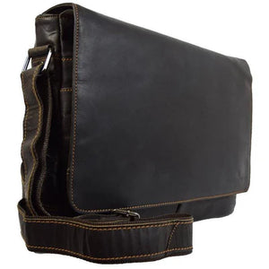 Leather Shoulder Laptop Bag