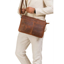 Load image into Gallery viewer, Leather Laptop Sleeve 15-16&quot;