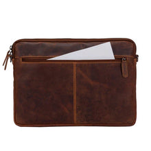 Load image into Gallery viewer, Leather Laptop Sleeve 15-16&quot;